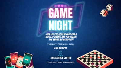 Lets try this again Our game night has been rescheduled for February 24th at 700pm. This is a come and go event, so feel free to swing by for a game or two and say hi to your friends We promise snacks and lots of fun