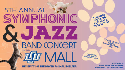  SYIMIPIHIOiNtIIC ampJAZZ BAND CONCeRT ON THe MALL BENEFITTING THE HAVEN ANIMAL SHELTER 101 560119 FOOD r ADMISSION DOG OR FOOD DONATION FEATURING PUPS FROM THE HAVEN amp FLATLAND LOW BRASS CHOIR